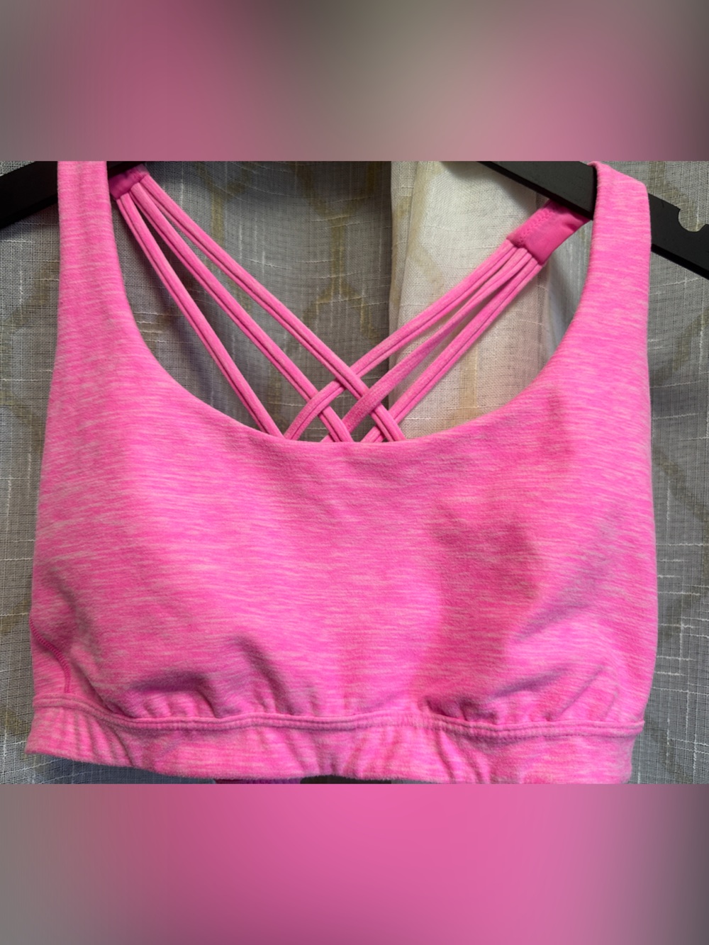 Victoria's Secret Hot Pink Strappy Sports Bra. BNWOT